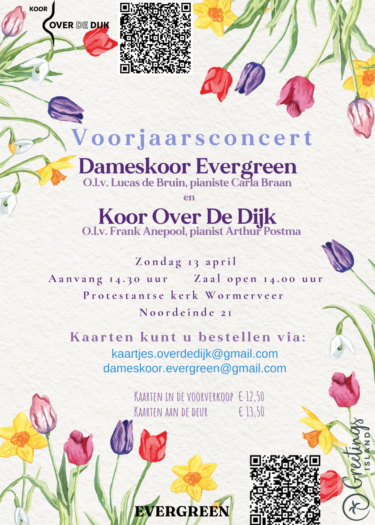 Evergreen13April Open repetitie op 13 januari